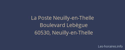 La Poste Neuilly-en-Thelle