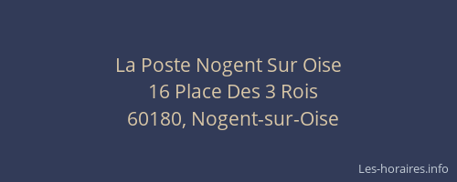 La Poste Nogent Sur Oise