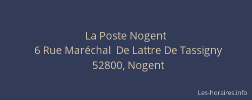 La Poste Nogent
