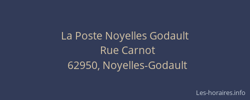 La Poste Noyelles Godault