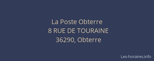La Poste Obterre