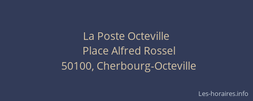 La Poste Octeville
