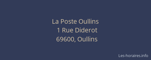 La Poste Oullins