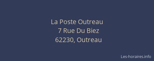 La Poste Outreau