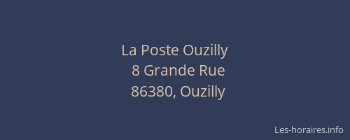 La Poste Ouzilly