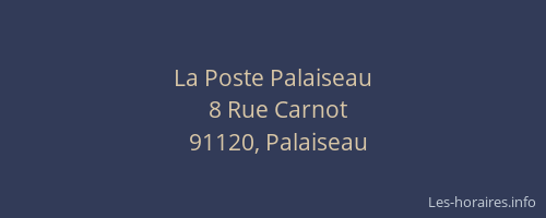 La Poste Palaiseau