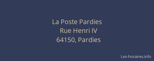 La Poste Pardies