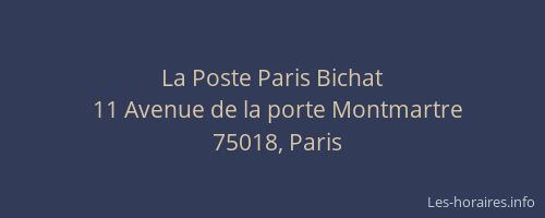 La Poste Paris Bichat