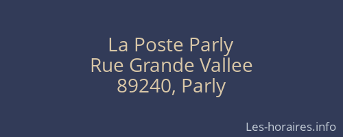La Poste Parly