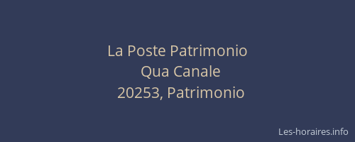 La Poste Patrimonio