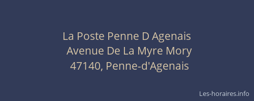 La Poste Penne D Agenais
