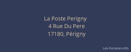 La Poste Perigny