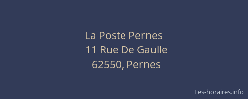 La Poste Pernes