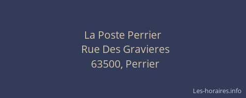 La Poste Perrier
