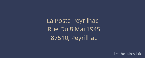 La Poste Peyrilhac