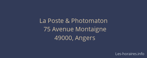 La Poste & Photomaton