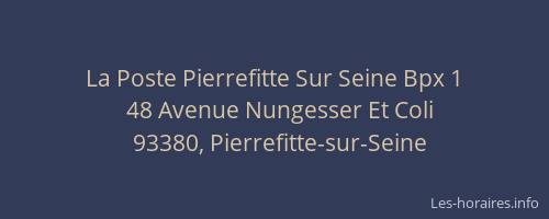 La Poste Pierrefitte Sur Seine Bpx 1