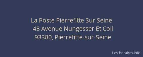 La Poste Pierrefitte Sur Seine
