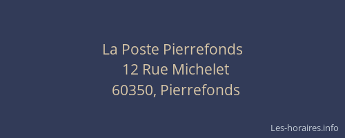 La Poste Pierrefonds