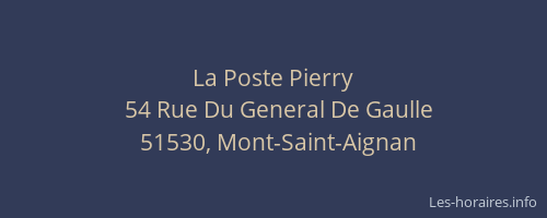 La Poste Pierry