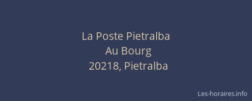 La Poste Pietralba