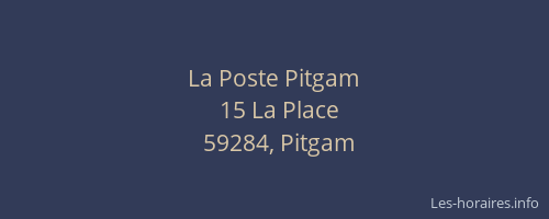 La Poste Pitgam