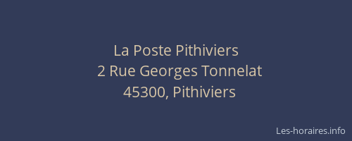 La Poste Pithiviers