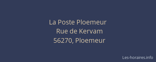 La Poste Ploemeur