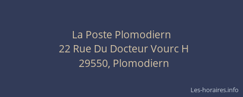 La Poste Plomodiern