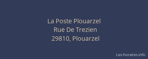 La Poste Plouarzel
