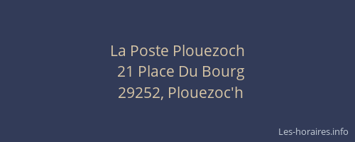 La Poste Plouezoch