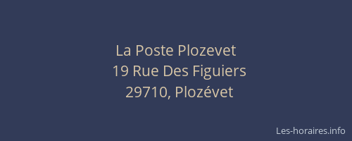 La Poste Plozevet