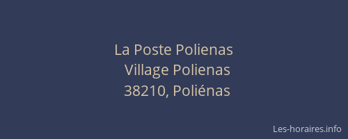 La Poste Polienas