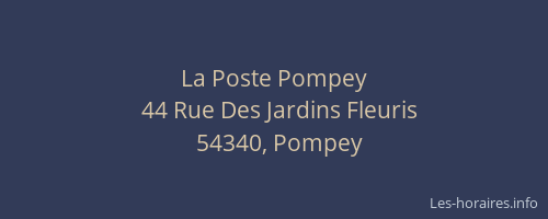 La Poste Pompey