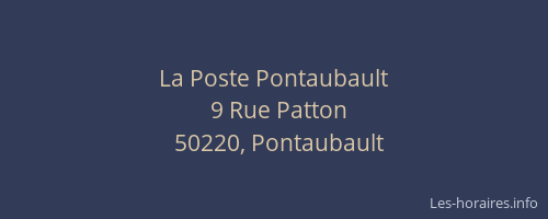 La Poste Pontaubault
