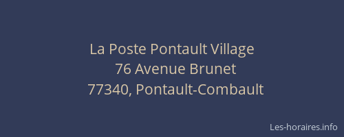 La Poste Pontault Village