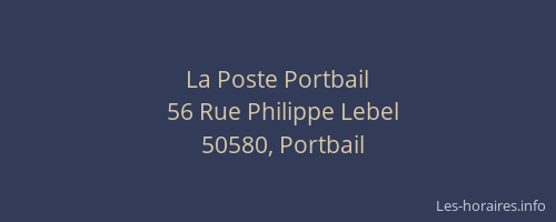 La Poste Portbail