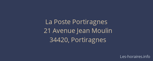 La Poste Portiragnes