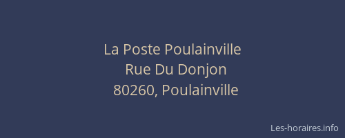 La Poste Poulainville