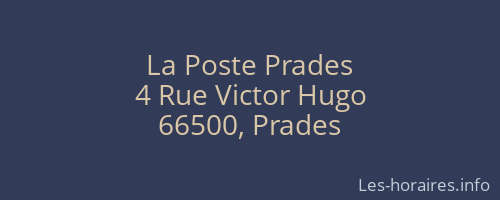 La Poste Prades