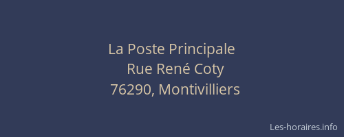 La Poste Principale