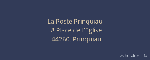 La Poste Prinquiau