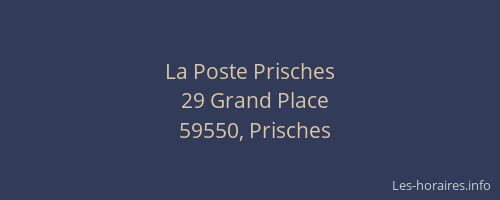 La Poste Prisches