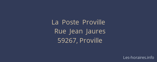 La  Poste  Proville