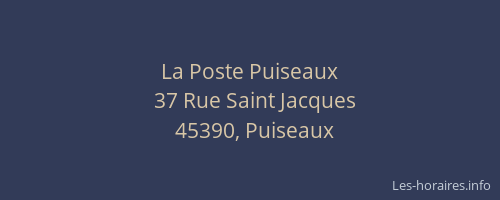 La Poste Puiseaux