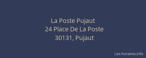 La Poste Pujaut
