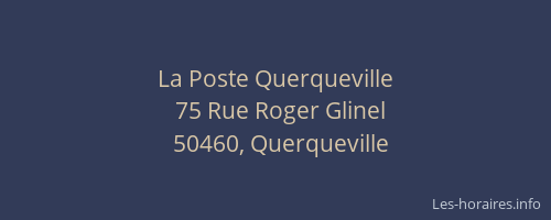 La Poste Querqueville