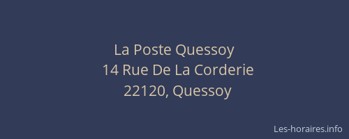 La Poste Quessoy