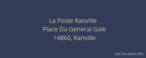 La Poste Ranville