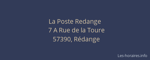 La Poste Redange